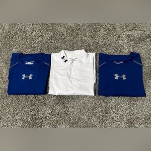 NEW- Lot of 3 Under Armour Long Sleeve Compression Shirts Men's XL